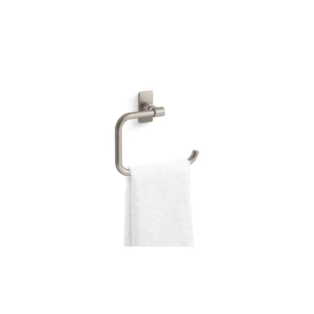 Kohler 35928-BN Castia Studio McGee Wall Mounted Towel Ring Polished Nickel